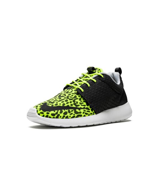 Nike Black Rosherun Fb "leopard" Shoes for men
