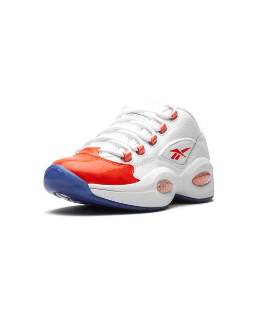 Reebok Black Question Low "Patent Vivid" Fx4999" for men