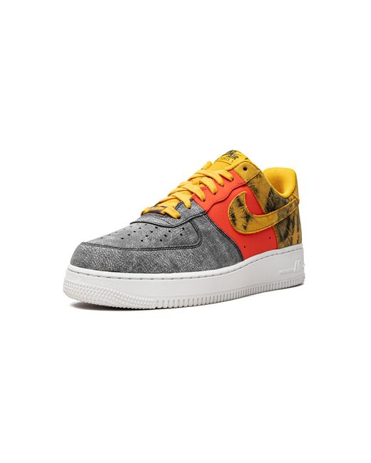 Nike Black Air Force 1 '07 Lv8 "Dark Sulphur Tie-Dye" Cz0337 700" for men