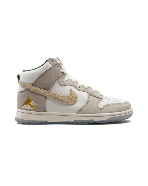 Nike Gray Dunk High Prm "Lunar New Year" Fd0776 100" for men