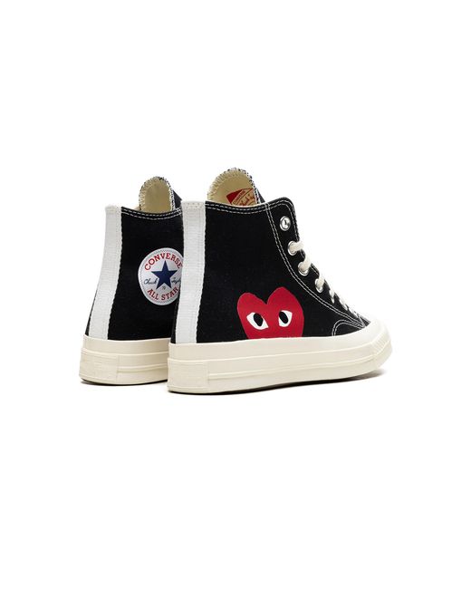 Converse Black Chuck 70 Hi "Comme Des Garçons Half Heart" 150204C" for men