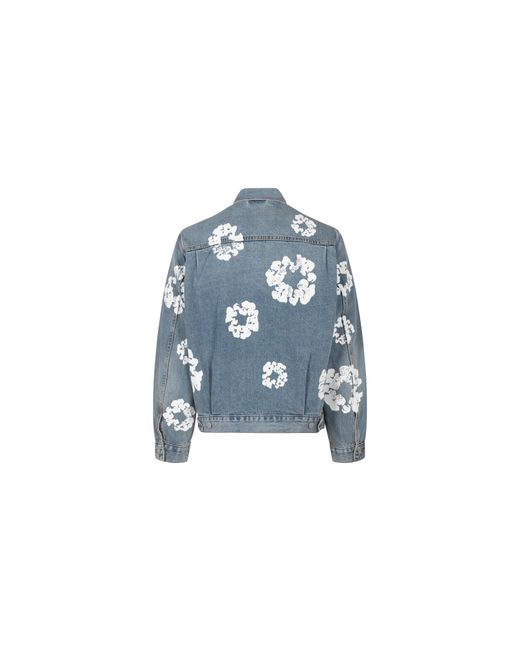 DENIM TEARS Blue The Cotton Wreath Denim Jacket "Light Wash" Dt13" for men
