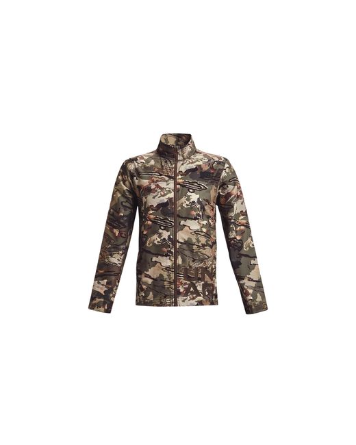 Under Armour Black Hardwoods Graphic Jacket "Forest All Season Camo 1365606 994" for men