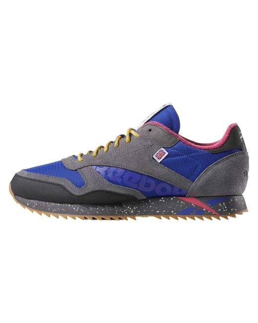 Reebok Blue Cl Leather Ripple Mu "Ash Move" Dv7140" for men