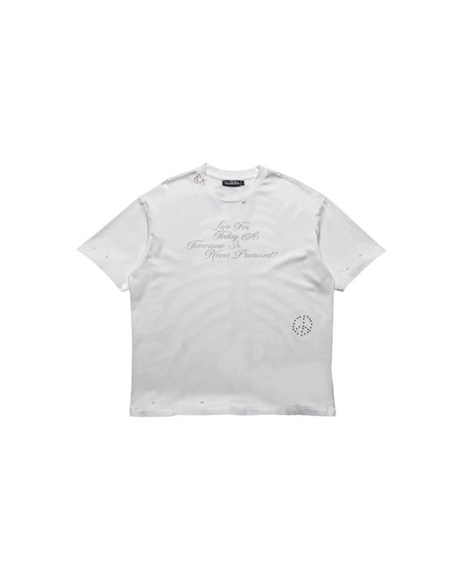Boredom Kills White Tomorrow T-Shirt Bk029" for men