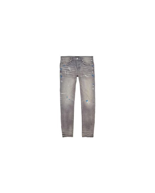 Purple Brand Black P001 Dirty Destroy Jeans P001 Grdd222" for men