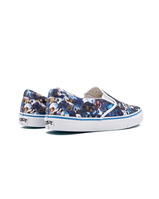 Vans Blue Classic Slip-On Lx "Murakami" Vn-0Zsigue" for men