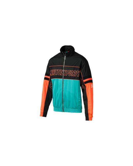PUMA Black Luxtg Woven Jacket 595759 35" for men