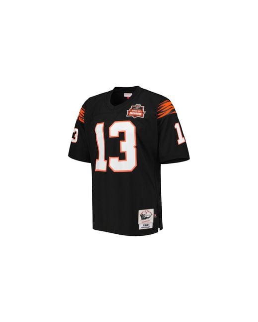Mitchell & Ness Black Nfl Dark Jersey Bengals 1981 Ken Riley "Bengals" Ajy64811 Cbn81Kriblck" for men