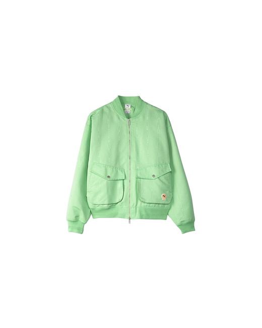 PUMA Green Palomo Lightweight Jacket "Light Mint" 538797 32" for men