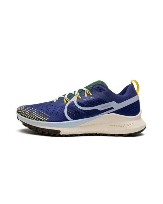 Nike Blue React Pegasus Trail 4 Shoes