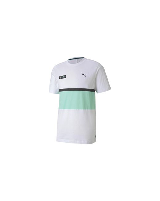 PUMA Black Mapm Mercedes T7 T-Shirt 596181 02" for men