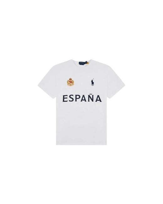 Polo Ralph Lauren Black Country T-Shirt "Spain" 710B20851001" for men