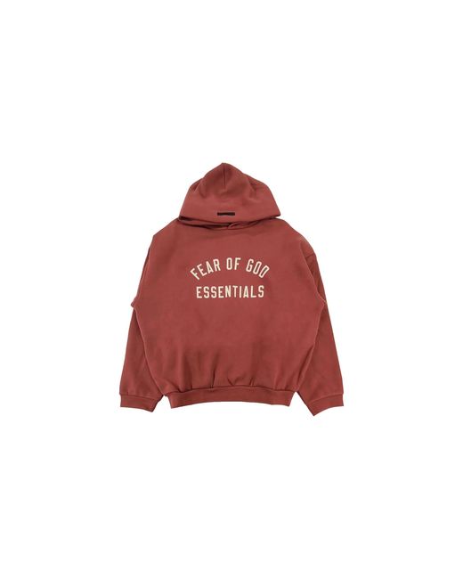 Fear Of God Red Pullover Hoodie "Crimson" 192Ho246256F" for men
