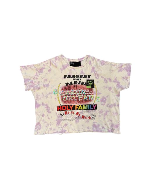PALY Black Holy Family T-Shirt "Tie Dye" 2U006Q1010Tdy" for men