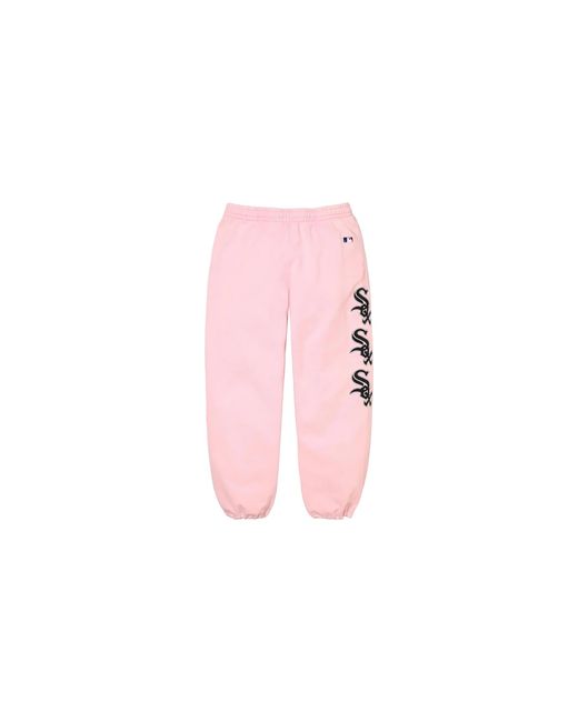 Supreme Black Chicago Sox Sweatpants "Fw25