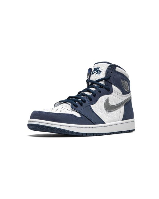 Nike Blue Air 1 Retro High Co.Jp "Midnight" Dc1788 100" for men