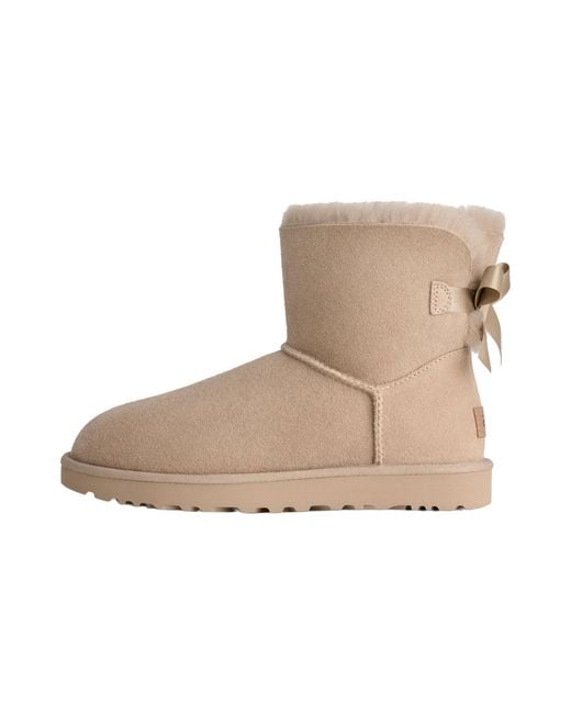 Ugg Black Mini Bailey Bow Ii "Moonlight" 1016501 Mnl"