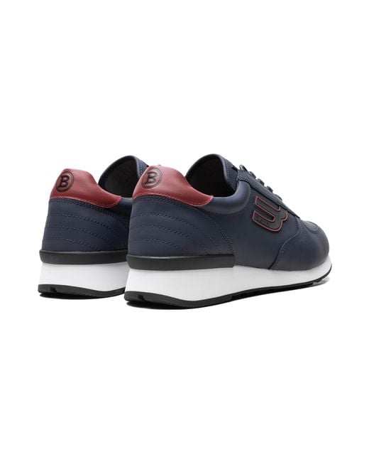 Bally Blue Galaxy Rubberized Leather Trainer Goldy M/029" for men