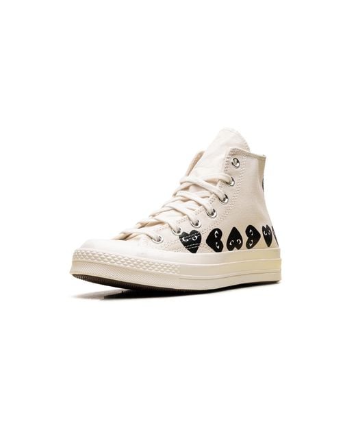 Converse Black Chuck Taylor All Star 70 Hi "Comme Des Garcons Play Multi-Heart Milk" Az K127 001" for men