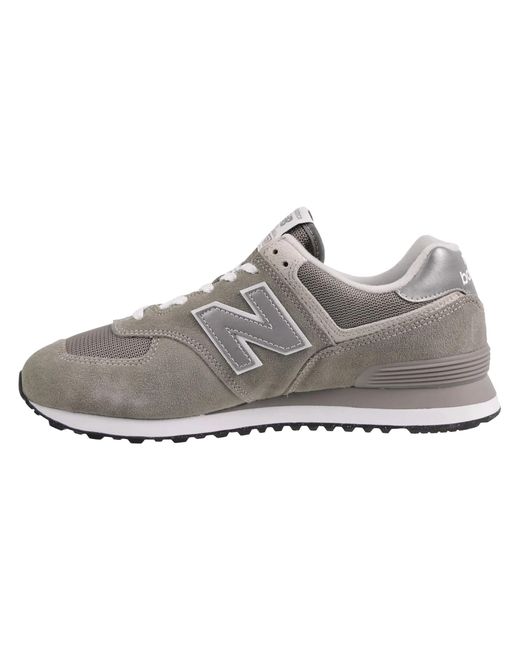 New Balance Gray 574 Extra Wide Ml574Evg 4E" for men