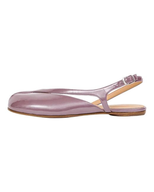 Maison Margiela Black Tabi Flat Slingback Sandals "Dusty" S58Wp0295 P7552 Hb297"