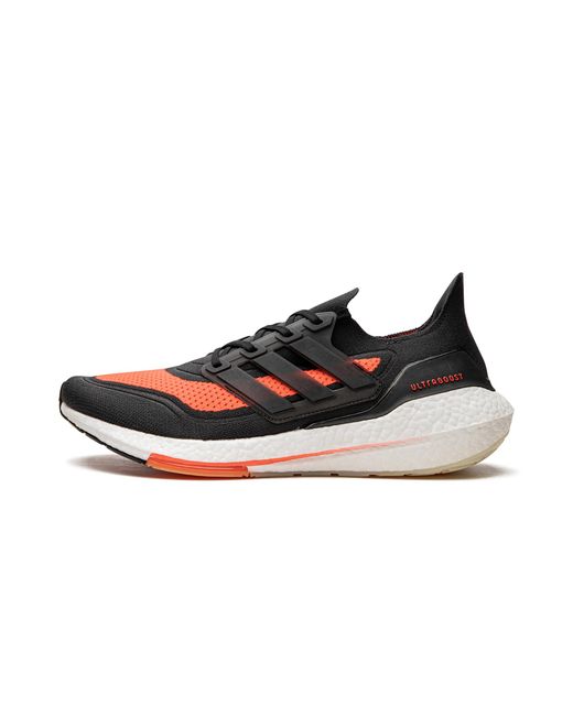 Adidas Black Ultraboost 21 "Carbon Solar" Fz2559" for men