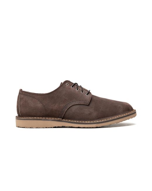 Red Wing Brown Weekender Oxford "Chocolate Muleskinner" 3606" for men