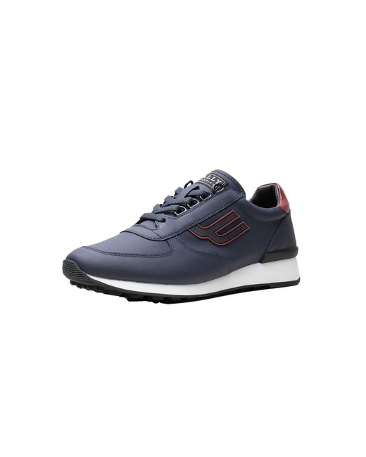Bally Blue Galaxy Rubberized Leather Trainer Goldy M/029" for men