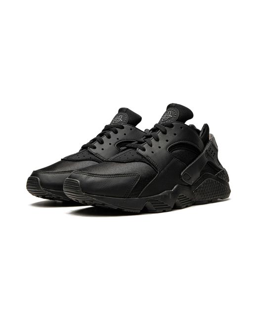 womens nike huarache triple black