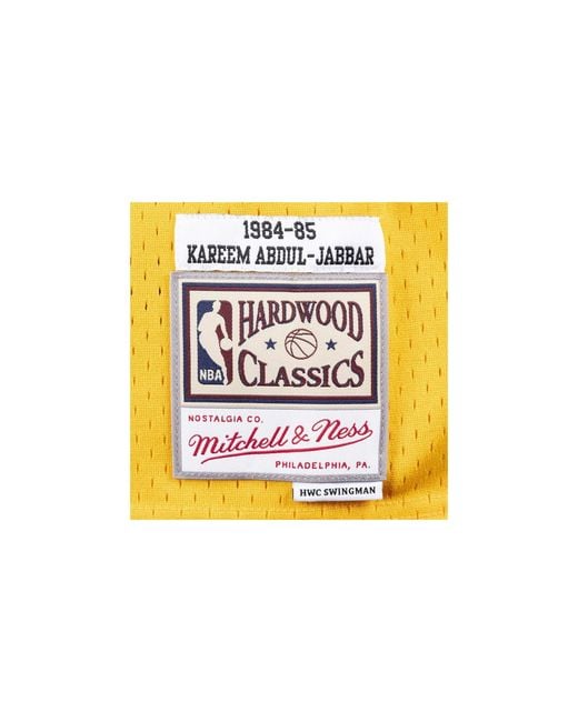 Mitchell & Ness Black Nba Kareem Abdul-Jabbar Swingman Jersey "1984 Los Angeles Lakers for men