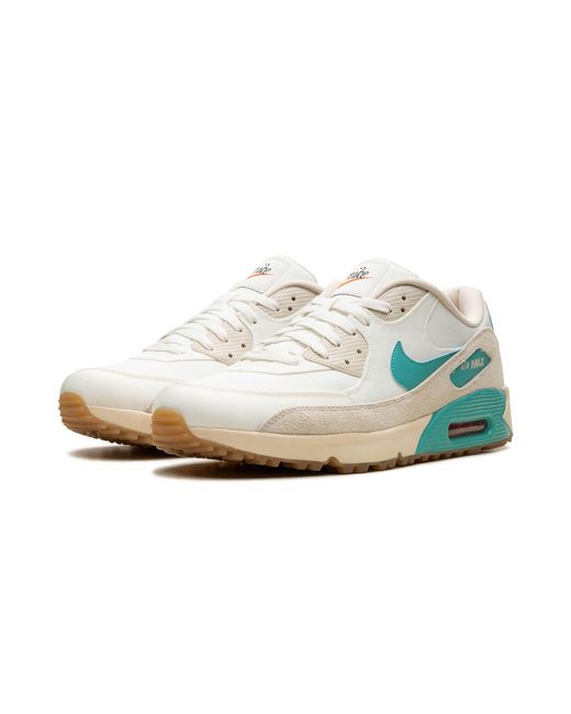 Nike Black Air Max 90 Golf "sail Washed Teal" Shoes for men