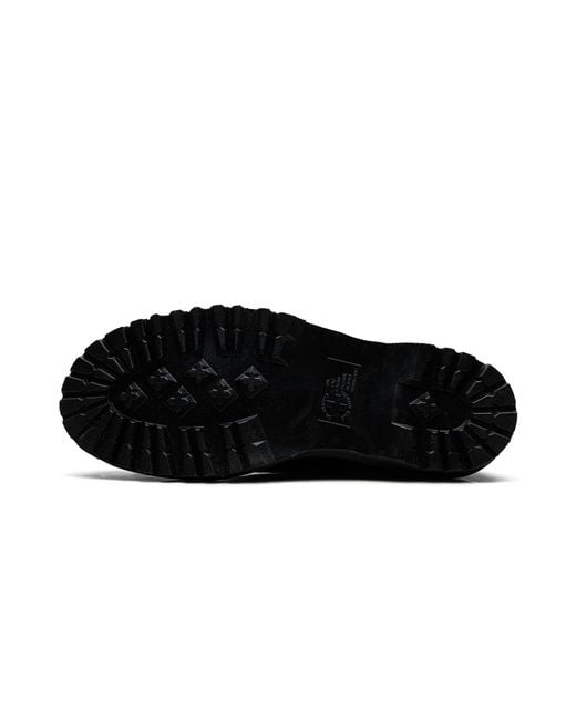 Dr. Martens Black 1461 Bex Steel Toe Leather Shoes "Croc Embossed Analine" 41725300" for men