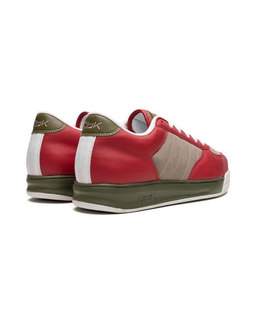 Reebok Red S. Carter Classic Low Elite "Fire Khaki Deep" 10 151471" for men