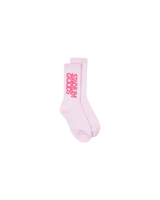 Stadium Goods Black Crew Sock "Blizzard" Sgs0455"