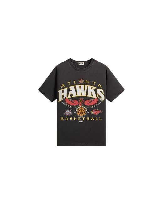 Kith Black Nba All-Star Atlanta Hawks Vintage T-Shirt Khm034959 001" for men