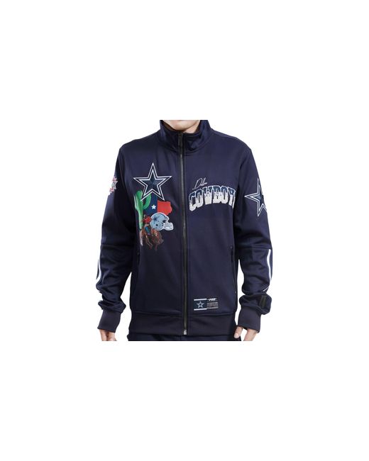 Pro Standard Blue Dallas Cowboys Home Town Midnight Track Jacket Fdc641843 Mdn" for men