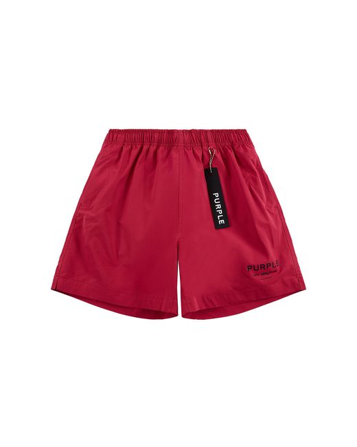 Purple Brand Red All Around Shorts P504 Pgrm226" for men