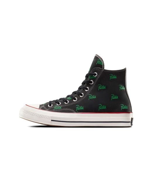 Converse Black Chuck 70 Hi "Patta Mini Logo Pack" A13857C" for men