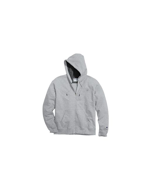 Champion Black Powerblend Sweats Full Zip Jacket "Oxford" Cs0891 806" for men