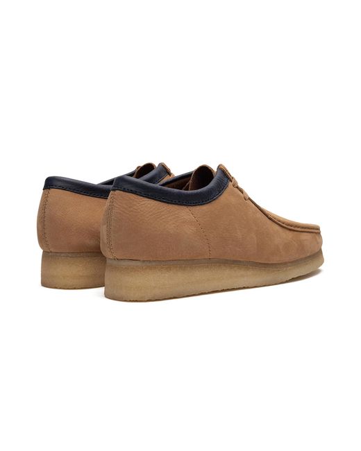 Clarks Black Wallabee "Light Tan Nubuck" 26162515" for men