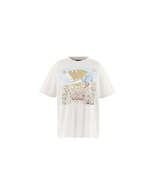 SAINT Mxxxxxx Black Saint Wet Short Sleeve T-Shirt Sm Mk8 0000 016" for men