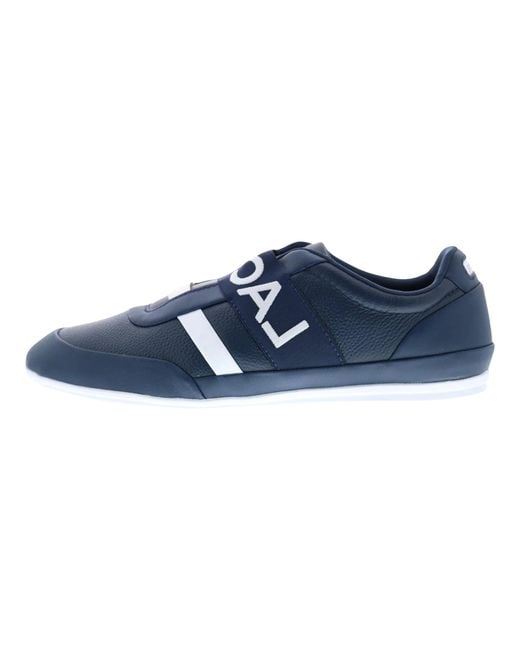 Lacoste Blue Misano Elastic Sneakers 38Cma0108 092" for men