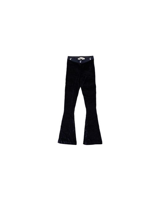 Off-White c/o Virgil Abloh Black Velour Flared Leggings 95 Ofw 1801"