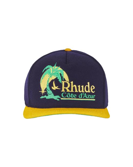 Rhude Blue Azur Coast Cap/ Rhss24Ha01608276"