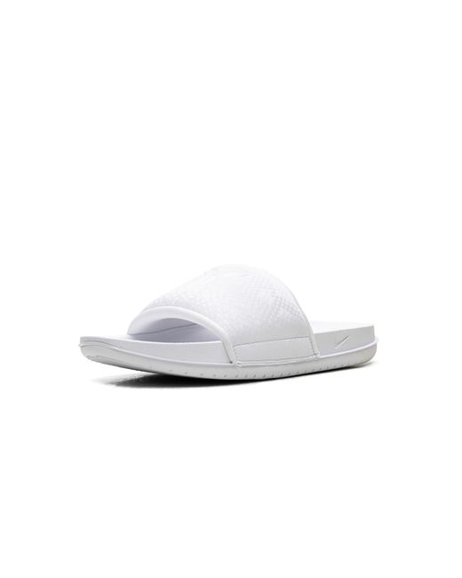 Nike White Kobe Offcourt Slide "Triple" If2870 100" for men