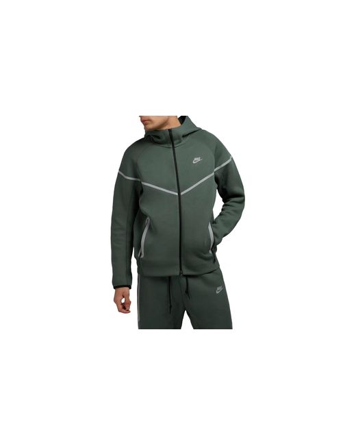 Nike Green Windrunner Reflective Fleece Full-Zip Jacket "Vintage" Fz0754 338" for men