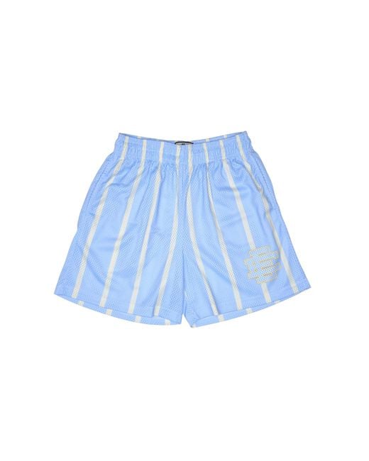 Eric Emanuel Blue Ee Basic Stripes Shorts "Light" Ee850" for men