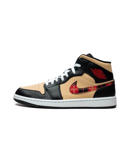 Nike Black Air 1 Mid Se "Tartan Swoosh" Dz5329 001" for men