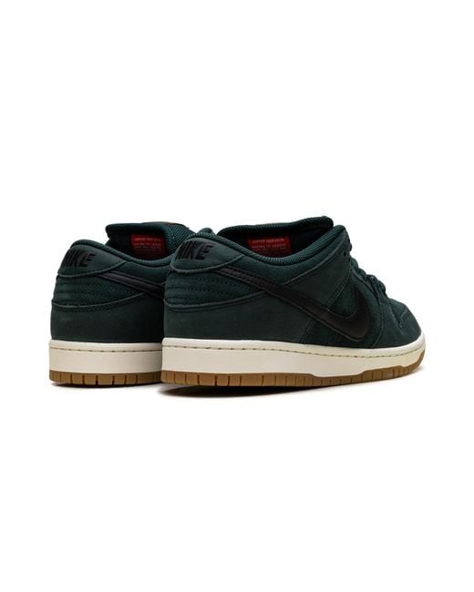 Nike Black Sb Dunk Low Pro "Deep Fir" Fj1674 300" for men